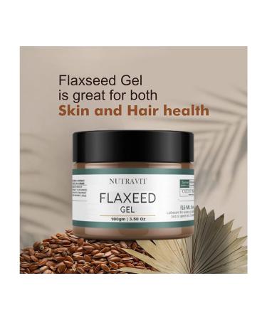 MAGICHOOD Pure Flaxseed Gel With Vitamin E For Hair & Skin Strengthens & Nourishes Hair & Skin Health Safe & Mild For All Skin Type Reduces Fine Lines & Wrinkles 100g each (PACK OF 1) - Buy Online on GoSupps.com