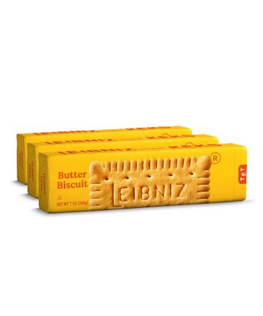 Bahlsen Leibniz Butter Biscuit Cookies (3 boxes) | Our classic original buttery biscuits (7 ounce boxes) 7 Ounce (Pack of 3)