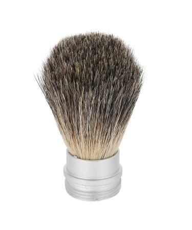 Portable Beard Brush Best Bristle Hair Brush Mustache Brush Beard Shaving Tool for Men Barber Shop Tools Metal Handle