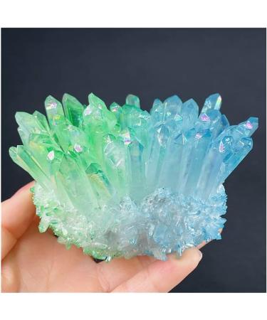 Natural Double Crystal Quartz Cluster Stone Minerals Great for PositiveHome Decoration Reiki Home Goods - Buy Online on GoSupps.com