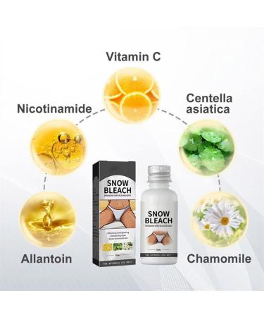Intimate Area Bleach Cream - Lighten Dark Skin & Spot Corrector for Armpits Neck Knees & Bikini - Buy Online on GoSupps.com