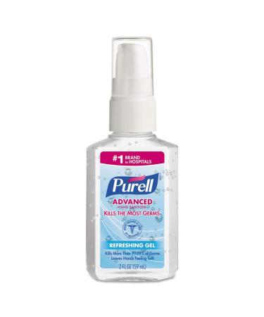Purell Advanced Hand Sanitizer Refreshing Gel  Pump Bottle  2 Ounce