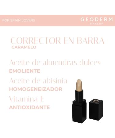  Geoderm Dark circle concealer - Natural and vegan bar Dark Caramel 4 g - Buy Online on GoSupps.com
