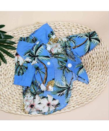 Feiling 2 Pack Hawaii Dog Shirts - Comfortable Summer T-Shirts for Small Dogs & Cats | Perfect Beach Wear - Buy Online on GoSupps.com