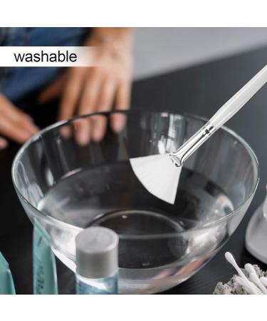 NITAIUN 10 Pcs Face Mask Brush Soft Facial Fan Brushes Face Mask Applicator Brush Cosmetic Brush DIY Makeup Tool for Mud Mask Cream Peel Sleeping Mask Makeup (10 Pieces) - Buy Online on GoSupps.com