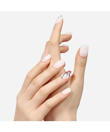 AILLSA Milky White Gel Nail Polish - 15ml Nude Milky Soak Off UV Gel Polish | Quick Dry Transparent Jelly Gel Nail Polish for Long Lasting Manicure DIY at Home - Buy Online on GoSupps.com