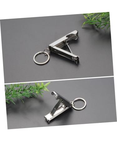 minkissy Stainless Steel Nail Clippers Stainless Steel Bottle Opener Stainless Steel Keychain Fold Key Chain - Buy Online on GoSupps.com