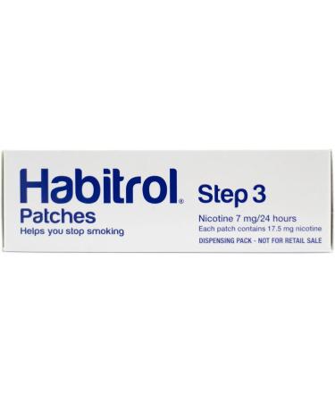 Habitrol 7mg Nicotine Patches Step 3 - 3 Boxes (84 Patches) | Stop Smoking Aid by Novartis - Buy Online on GoSupps.com