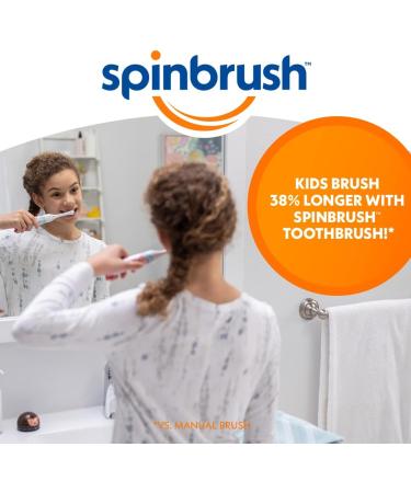 Spinbrush Kids MIRACULOUS LADY BUG Electric Toothbrush Soft Bristles Duracell Batteries Included - Buy Online on GoSupps.com