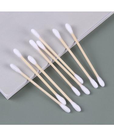 Baqi 1200 Biodegradable Bamboo Cotton Swabs - Double Head Natural Wood Ear Cleaning & Makeup Tool - Buy Online on GoSupps.com