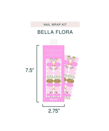 Bella Flora Nail Wrap Kit by Studio Oh! - 22 Easy-to-Apply Designs & Colors for Every Outfit or Mood - Buy Online on GoSupps.com