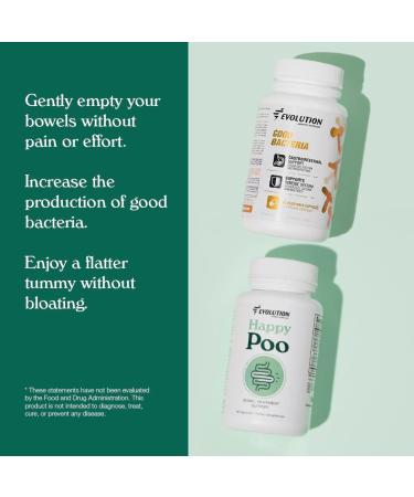 Evolution Advance Nutrition Happy Colon + Pro Daily Probiotic - Vegan & Gluten Free (30 Capsules) - Buy Online on GoSupps.com
