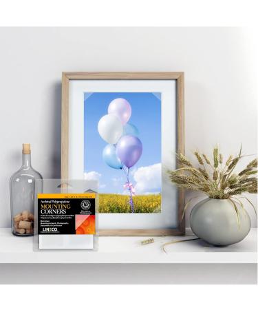 Lineco Acid-Free Archival Mounting Corners | Self-Adhesive Photo Corners | 1.25 Polypropylene | 256 Corners | Pack of 2 - Buy Online on GoSupps.com