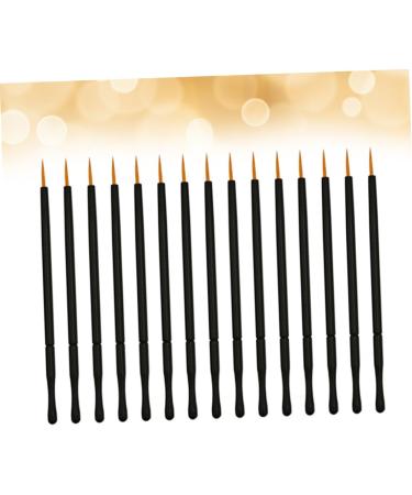 OHPHCALL 50pcs Eye Makeup Tools Gel Eyeliner Pencil Eye Liner Brush White Eye Liner Eyeliner Brushes Orange - Buy Online on GoSupps.com