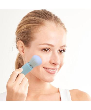 Retractable Cosmetic Brush - Travel Face Brush Retractable Blush Brush | Portable Makeup Tools Powder Foundation Applicator Compact Face Brush with for Foundation Blush Bronzer Powder blue - Buy Online on GoSupps.com