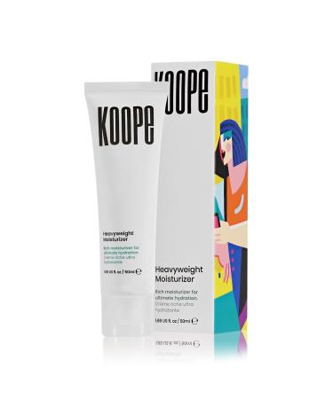 Koope Heavyweight Face Cream Moisturizer For Dry Skin Strengthen Skin Barrier with Peptides Ceramides Hyaluronic Acid Rosemary Extract Free of Parabens Sulphates & Fragrances Vegan 1.69 FL OZ