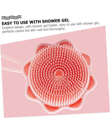 FOMIYES 2pcs Silicone Massage Brush Set for Shampoo, Scalp Scrubbing, Body Wash, Kids & Baby Shower - Soft Scrubbing Brushes for Face, Bath, and Body Cleansing - Buy Online on GoSupps.com