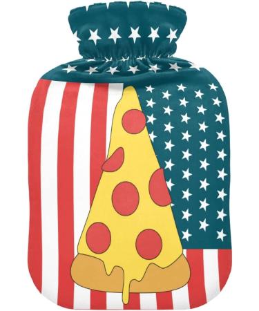 USA Flag Naanle Hot Water Bottle with Cover | 1L Heat Therapy for Pain Relief - Perfect for Bed Hand & Foot Relief - Buy Online on GoSupps.com