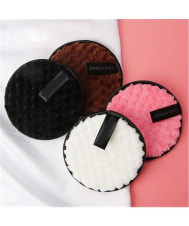 Jiahao 4-Piece Microfiber Makeup Remover Pads - Reusable Makeup Cleaning Towels & Sponges for Effortless Cleansing - Eco-Friendly Beauty Tools - Buy Online on GoSupps.com