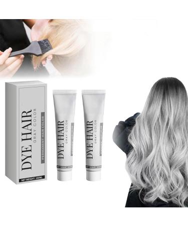 Set of 2 long-lasting damage-free gray hair conditioners pure botanical gray hair color long-lasting gray hair color natural gray hair color cream (2