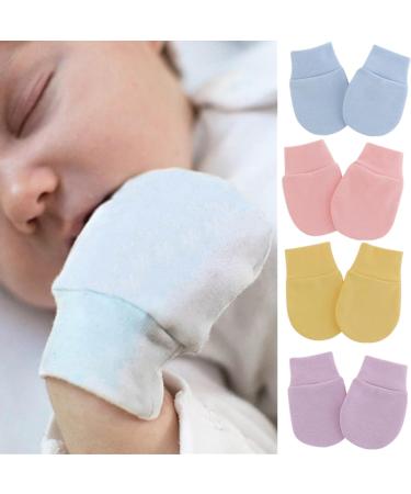 6 Pairs Newborn Baby Hand Mittens & Gloves Set - Personalized Anti-Scratch Winter Cotton Accessories for Boys and Girls - Unisex Baby Shower Gifts - Buy Online on GoSupps.com
