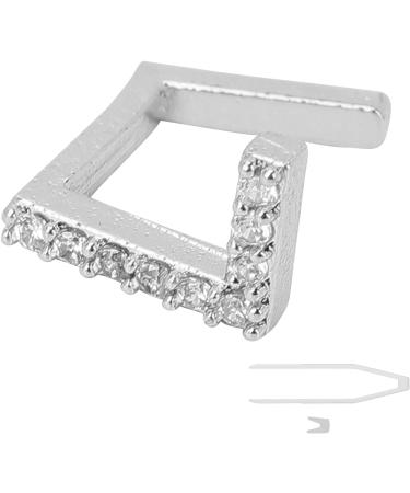 Verdant Touch Hip Hop Teeth Decoration - Removable Silver Braces for Costume Parties - Buy Online on GoSupps.com