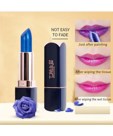 PW TOOLS Matte Lipstick for Blue Lips Long Lasting Lipstick Non Sticky No Fading Waterproof Moisturizing Lip Color Waterproof Valentine's Day Gift - Buy Online on GoSupps.com