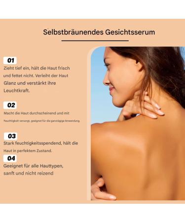 Duqulle Bronzing drops bronzing facial drops natural tanner without with soft tanning effect for women and men on the go - Buy Online on GoSupps.com