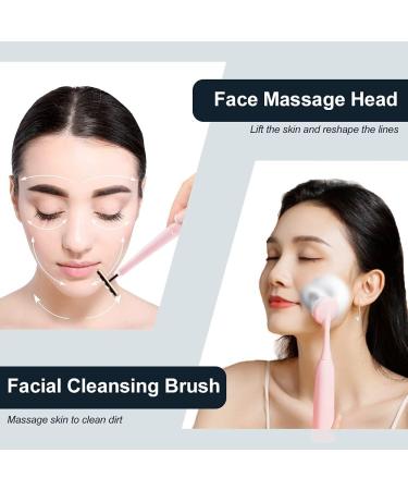 Buy Electric Toothbrush with 5 Brush Heads & Facial Cleaning Brush - Rechargeable Pink Toothbrush for Fresh & Clean Smile - International Shipping Available - Buy Online on GoSupps.com