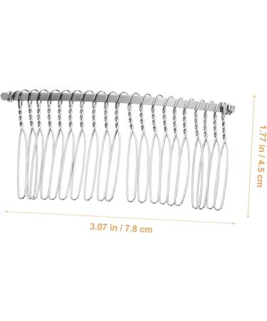 POPETPOP 20 Hair Combs Side Comb Clip Metal Bridal Hair Comb Wedding Veil Combs Wire Hair Side Combs Bridal Headpieces for Wedding Veil Hair Comb Metal Hair Comb Miss Dense Accessories - Buy Online on GoSupps.com