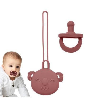 Stronrive Schnulleretui and clip set safe silicone pacifier cover set for babies easy to clean pacifier cover set for travel picnic camping shopping walking