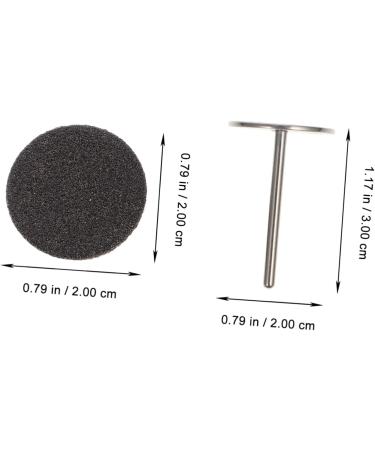 FRCOLOR 1 Set Nail Polishing Sheets Manicure Replaceable Sandpaper Discs Power Tool Sandpaper Disk Wisking Tool Electric Nail Implements Grinding Sheet Stainless Steel Lava Stone - Buy Online on GoSupps.com