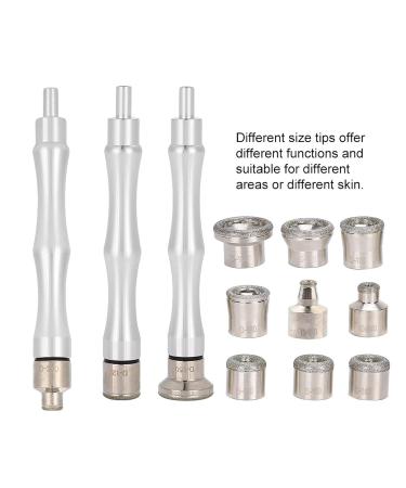 9pcs Diamond Microdermabrasion Tips Kit with Stainless Steel Filter Set - Buy Online on GoSupps.com