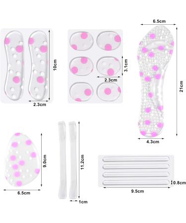 18 Pcs High Heel Gel Insoles & Cushion Pads for Women Shoes - Anti-Slip, Pain Relief, Metatarsal & Ball of Foot Cushion - Buy Online on GoSupps.com
