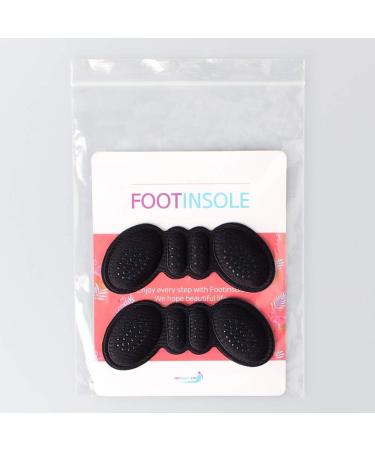 Gel Heel Cushion Inserts - High Heel Shoe Pads & Grip Liners (Black 6mm) | Ultimate Comfort for All-Day Wear - Buy Online on GoSupps.com