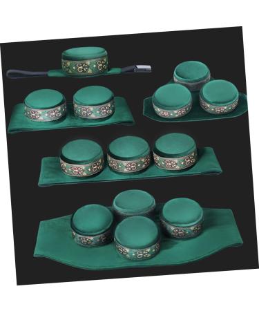 JECOMPRIS Moxa Holder Tool Kasten - Green Moxibustion Device Double Layer Fabric 113x10cm for Massage & Wellness - Buy Online on GoSupps.com