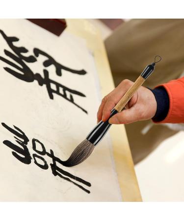 Eaasty 110 Pcs Chinese Calligraphy Paper Brush Set - Xuan Rice Paper, Japanese Calligraphy Practice Writing Paper - 100 Sheets, 10 Brushes with Roll Up Holder - Buy Online on GoSupps.com