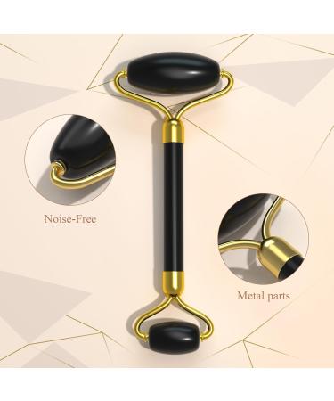 YLTNEUQER Jade Roller Gua Sha Set (Black) - Buy Online on GoSupps.com