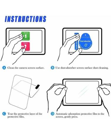 QIBOX Glass Screen Protector 3-Pack for Sony Alpha A6600 A6100 A6400 A6000 - Tempered Glass Anti-Scratch Cover - Ultra-Clear - Compatible with NEX-7 NEX-3N NEX-5 - Not for a6500/a5100 - Buy Online on GoSupps.com