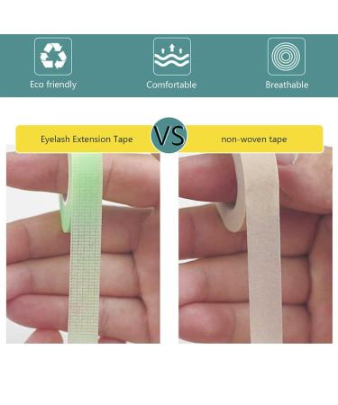 Breathable Eyelash Extension Tape - Eco-Friendly Polyolefin Film 10 Rolls for Easy Eyelid Isolation - Buy Online on GoSupps.com