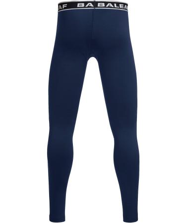 BALEAF Boys Compression Pants | Thermal Running Tights | XS Blue | Ideal for Training & Sports - Buy Online on GoSupps.com