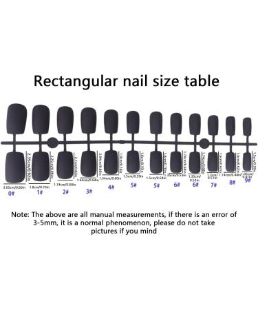 Square Fake Nails - Square Press On Fake Flower Nails - Long Lasting Artificial Fake Nails Detachable Full False Nails for Women - Buy Online on GoSupps.com