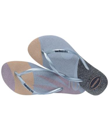 Havaianas Slim Palette Glow flip flops women 35/36 EU Ashley Blue