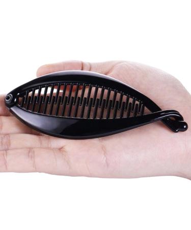 Nitaiun 6-Piece Banana Clips Set - Hair Clips for Women & Girls 14 cm Fish Comb Combs Tinted Ridge Design - Buy Online on GoSupps.com