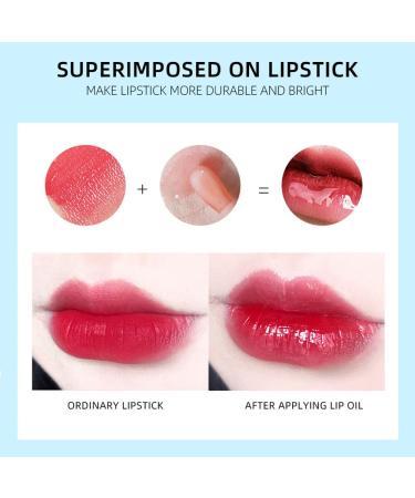 Cherry Plumping Lip Oil Hydrating Tinted Balm | Long-Lasting Nourishing Gloss | Lip Care for Dry Lips | Reduce Lines | Non-Sticky Formula - Buy Online on GoSupps.com