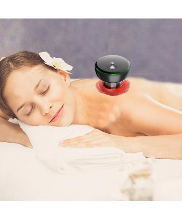 Intelligent Cupping Therapy | Kamanan Electric Cupping with Infrared 16 Gears & 3 Modes for Detox Muscle Relaxation & Gua Sha (Black) International Shipping Available - Buy Online on GoSupps.com