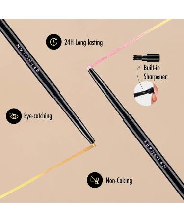 BEPHOLAN Pink Glitter Waterproof Eyeliner Pen - Smudge Proof Holographic Eye Liner (DAYDREAMY) - Buy Online on GoSupps.com