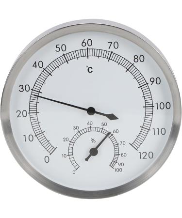Buy Durable 2-in-1 Stainless Steel Thermo Hygrometer for Sauna Room Accessories - International Shipping Available - Buy Online on GoSupps.com
