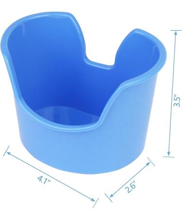 TopQuaFocus Earwax Removal Basin Set - 3pcs Cleaner Basins in White and Blue - 18 Piece Earwax Remover Kit - Buy Online on GoSupps.com