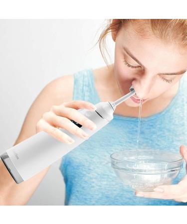 LEEHOU Electric Nasal Irrigator Neti Pot - Sinus Rinse Machine for Allergy Relief - Portable Nasal Wash System for Adults & Children - Buy Online on GoSupps.com
